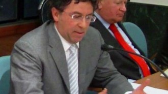 Bruno Molinaro durante il suo intervento